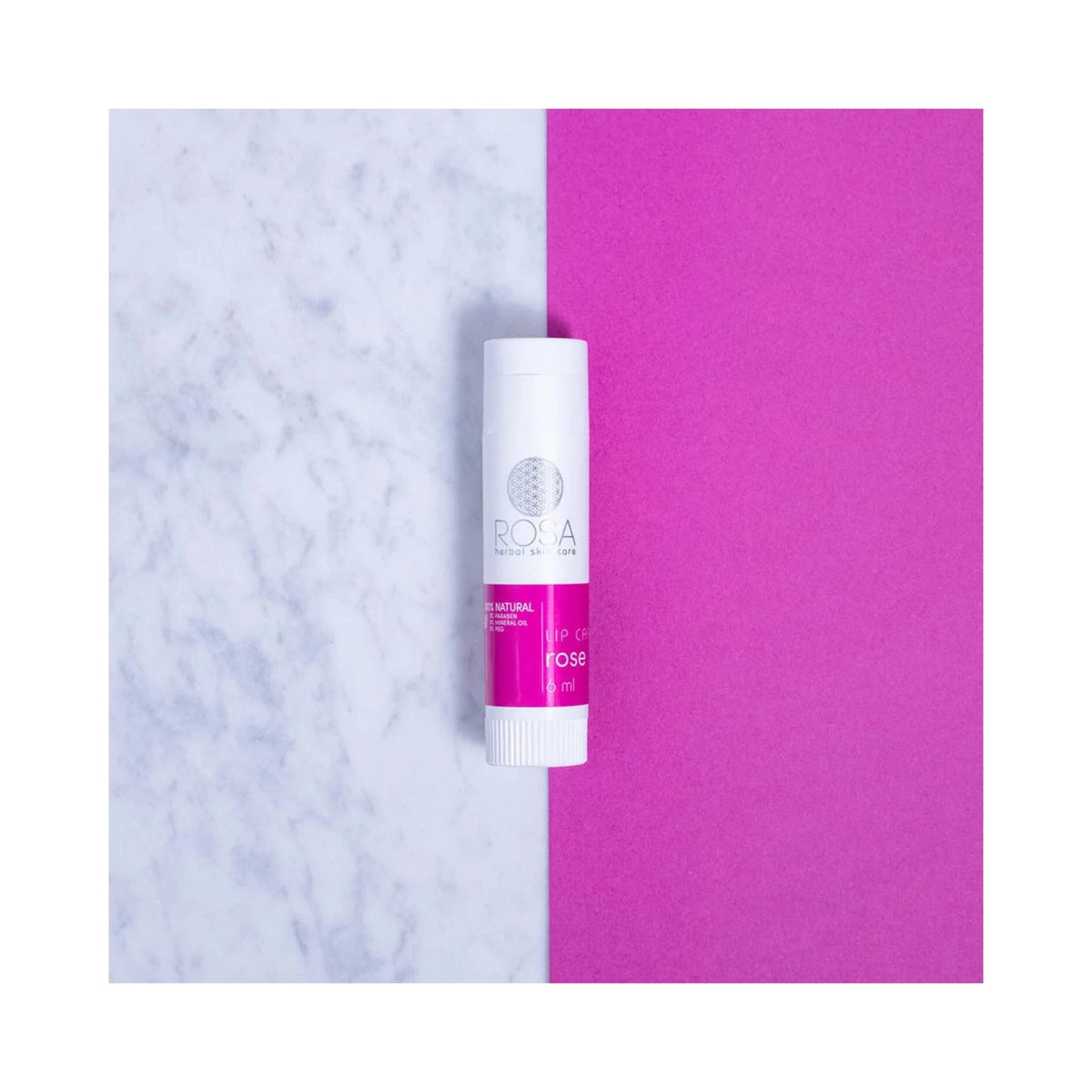 Rosa Herbal Lip Care Stick, 6 ml