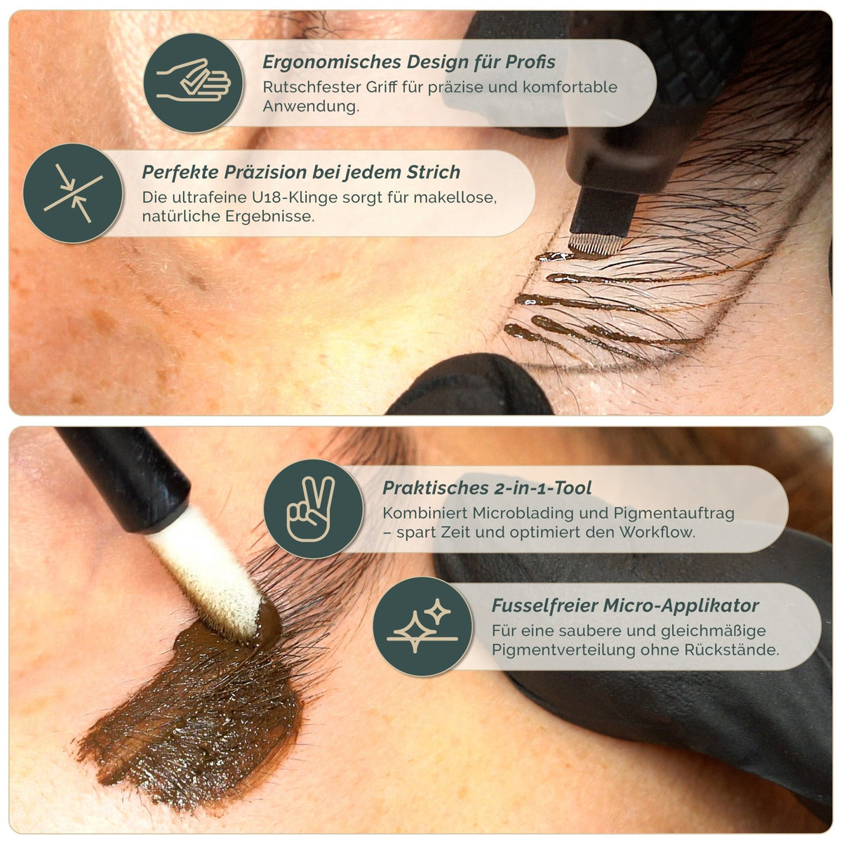 The Perma Microblading Disposable Tools U18 0.18 – blade detail