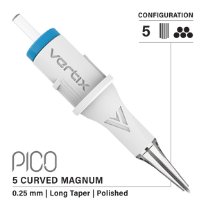 Vertix Pico 5 Magnum Curved PMU cartridge needle, single piece