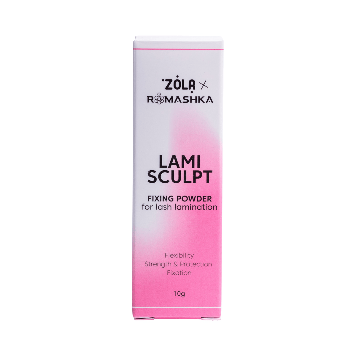 ZOLA x Romashka LamiSculpt Fixing Powder for Lash Lamination, 10 g - The Perma
